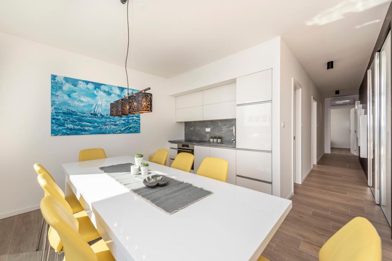 Mediteran Luxury Penthouse With Jacuzzi Mandre Kültér fotó